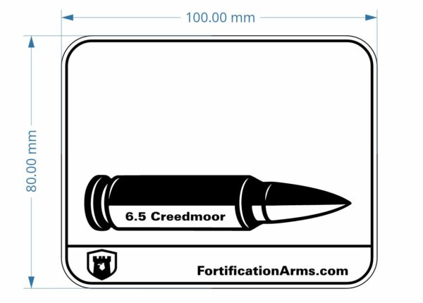 Nakładka na kolbę (Bakę) - Nabój - 6.5 Creedmoor - obrazek 2