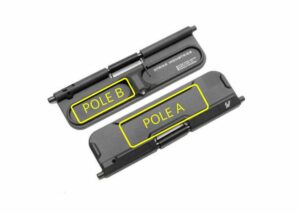 Grawerowana Klapka okna wyrzutnika łusek / Dust Cover - Aluminiowa - (STRIKE INDUSTRIES)