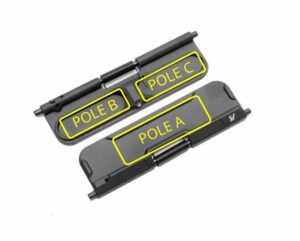 Grawerowana Klapka okna wyrzutnika łusek / Dust Cover - Polimerowa - (STRIKE INDUSTRIES)