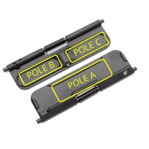 Grawerowana Klapka okna wyrzutnika łusek / Dust Cover - Polimerowa - (STRIKE INDUSTRIES)