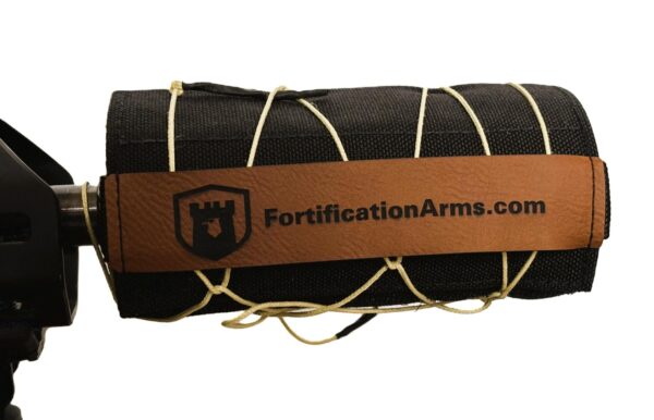 Spersonalizowana osłona termiczna tłumika Fortification Arms - własny tekst i logo (Black) - obrazek 5