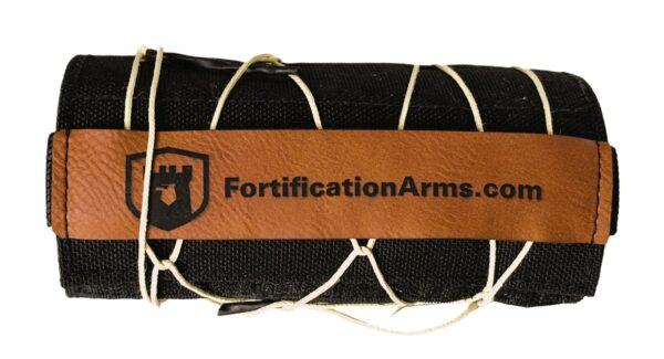 Spersonalizowana osłona termiczna tłumika Fortification Arms - własny tekst i logo (Black) - obrazek 2